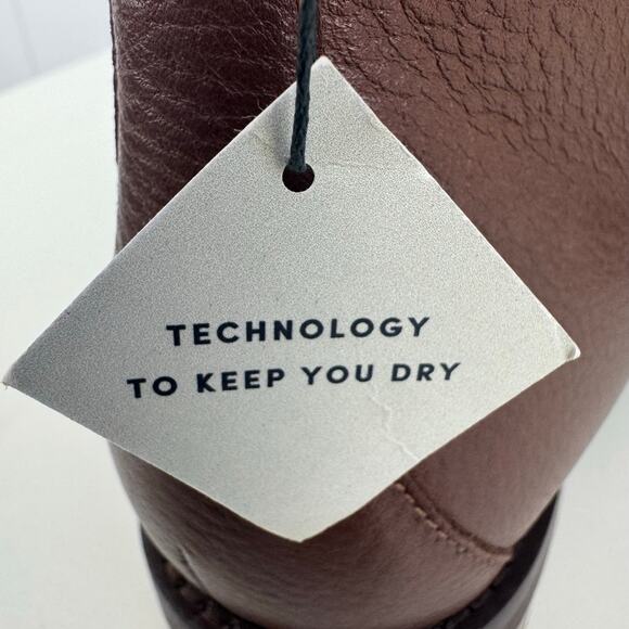 COLE HAAN RIVER WATERPROOF CHELSEA‎ BOOTIES IN SEQUOIA LEATHER NWOB SIZE 8B - Picture 13 of 14